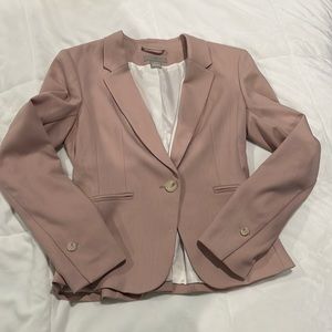H&M soft pink blazer